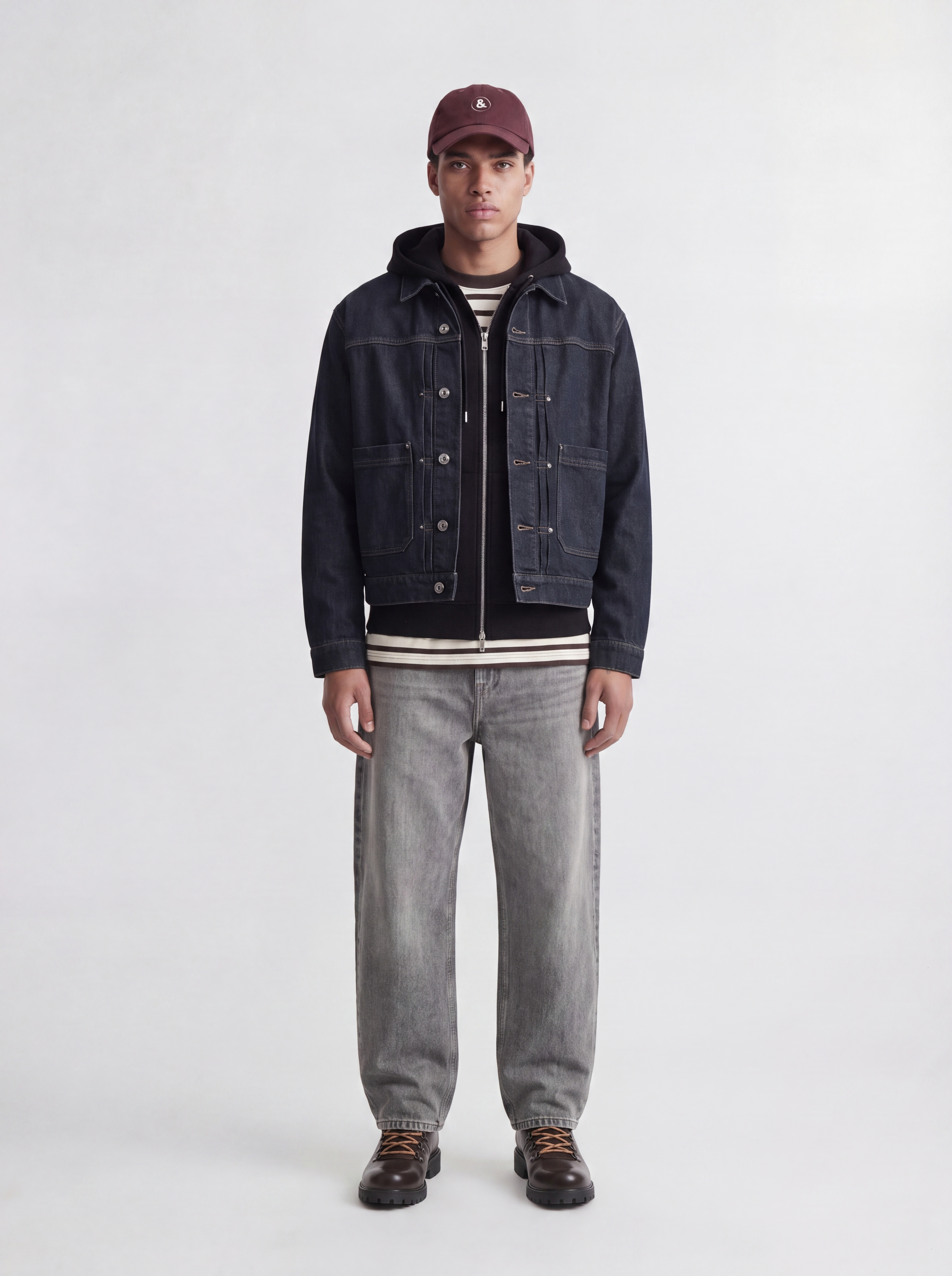 Chandail ouaté à capuchon Coupe décontractée | Jack & Jones