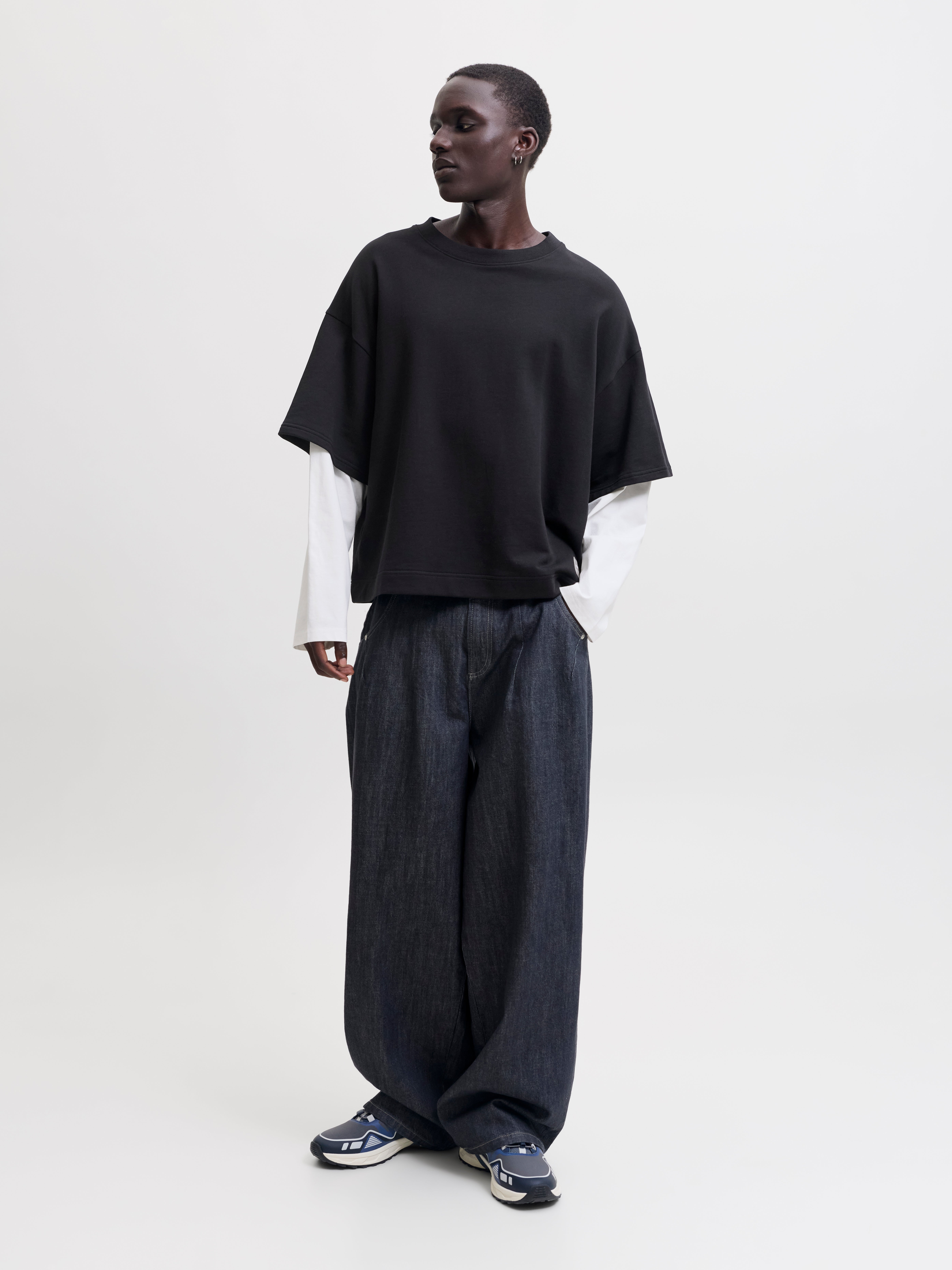 Chandail ouaté Coupe ample écourtée | Jack & Jones