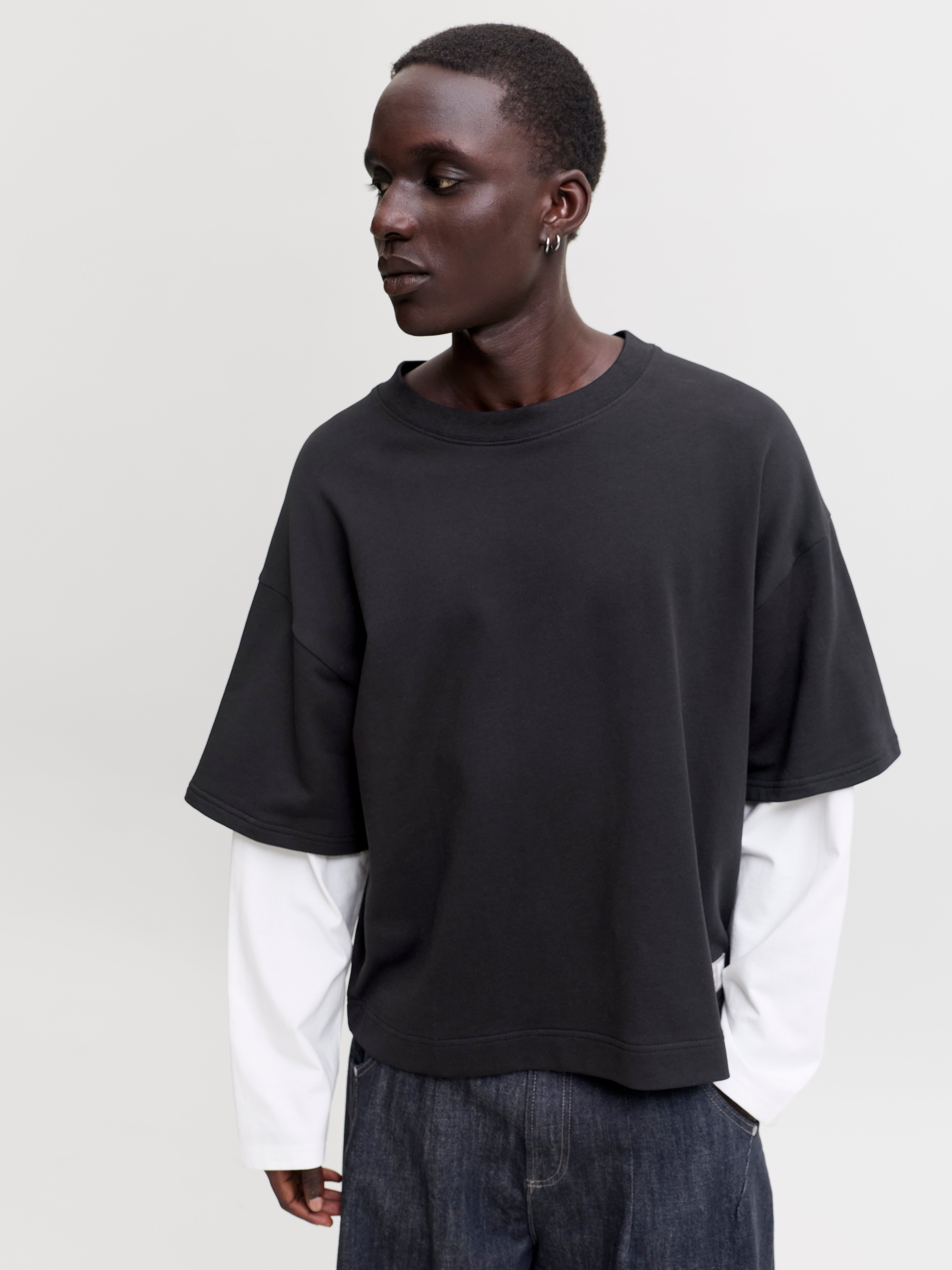 Chandail ouaté Coupe ample écourtée | Jack & Jones