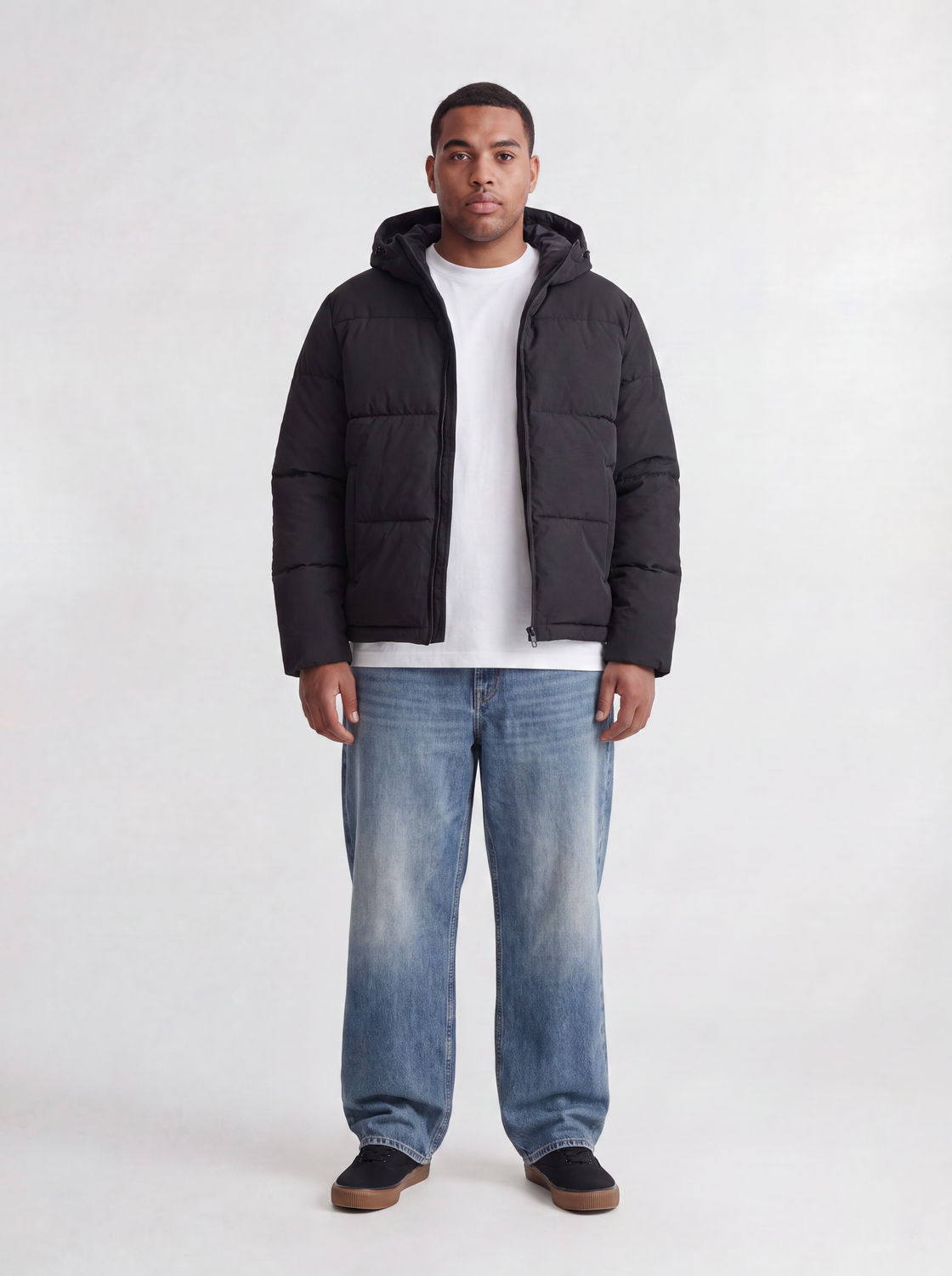 Hood with string regulation Plus Puffer Jacket | Jack & Jones