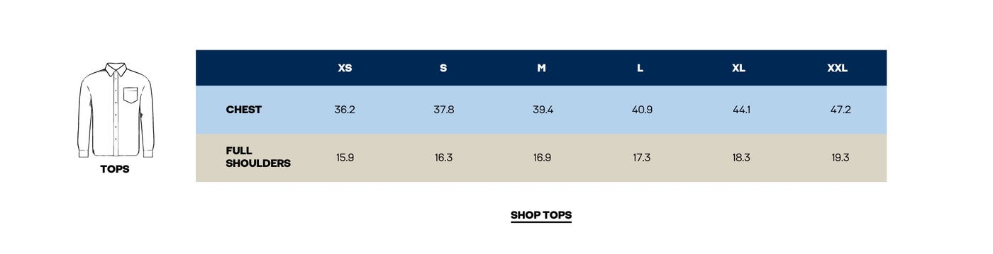 Size guide | Jack & Jones