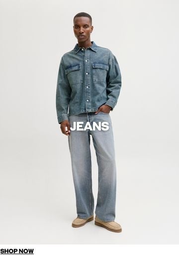 Dave 082 Wide Leg Fit Jeans | Medium Blue | Jack & Jones®